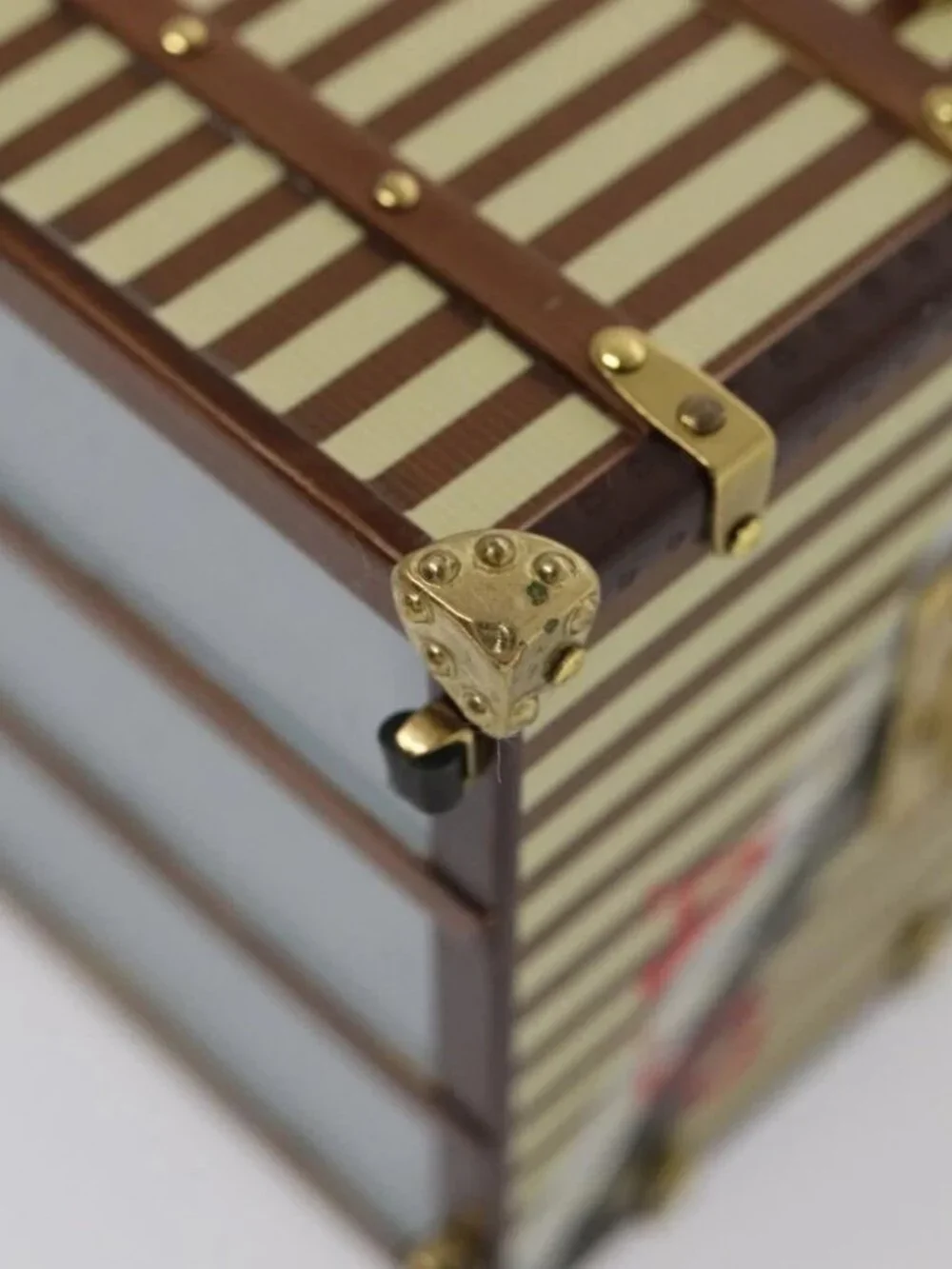 LOUIS VUITTON MALLE COURRIER 1888 Paper weight Beige Brown - Picture 13 of 13